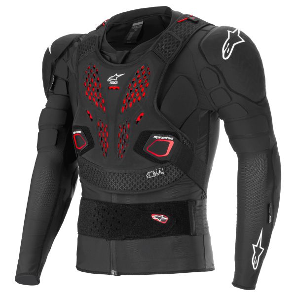 Cross Weste Alpinestars Bionic Pro V3 Plasma Black White Red Cross Weste Alpinestars Bionic Pro V3 Plasma Black White Red