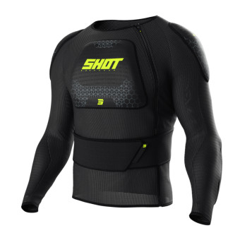 Cross Weste SHOT Oberkrper Airlight Black Neon Yellow