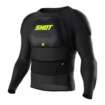 Cross Weste SHOT Oberkrper Kid Airlight Kid Black Neon Yellow