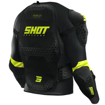 SHOT Oberkrper Optimal 2.0 Black Neon Yellow