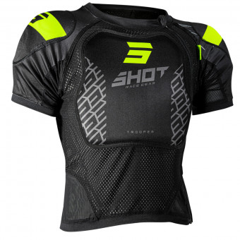 Brustpanzer SHOT Trooper 2.0 Black Neon Yellow