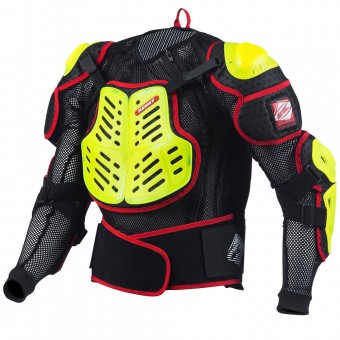 Cross Weste Kenny Performance Neon Yellow Red - Kinder