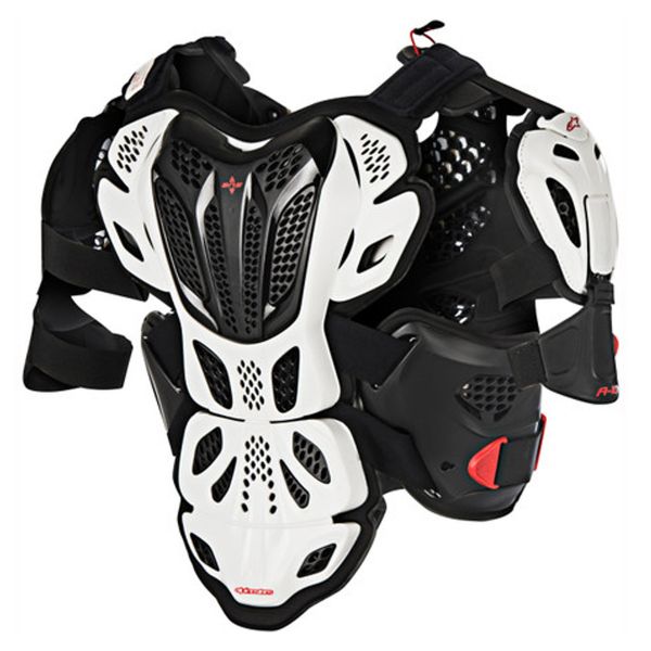 Brustpanzer Alpinestars A-10 Full Chest Protector Black Red
