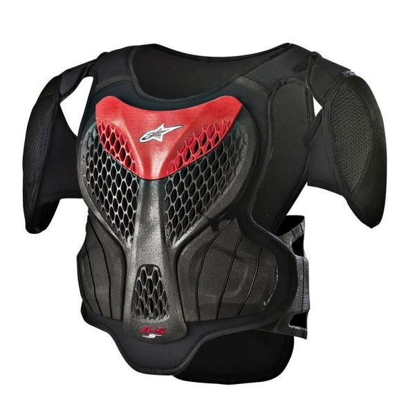 Brustpanzer Alpinestars A-5 S Youth Body Armour Black Red