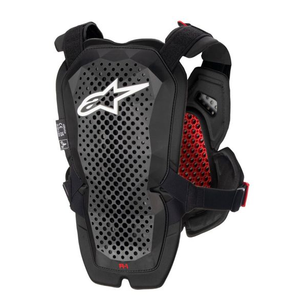 Alpinestars A-1 Chest Protector Anthrazit Schwarz Rot