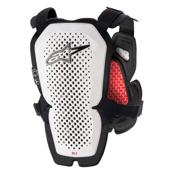 Alpinestars A-1 Chest Protector White Black Red