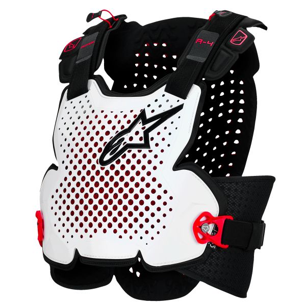 Brustpanzer Alpinestars A-4 Plasma Chest Protector Black Red White