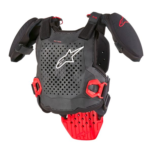 Brustpanzer Alpinestars A-5 S V2 Youth Black White Red Brustpanzer Alpinestars A-5 S V2 Youth Black White Red