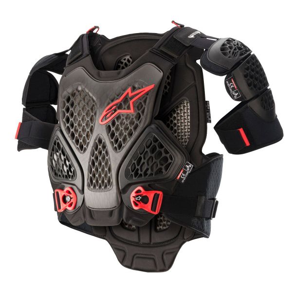Brustpanzer Alpinestars A-6 Chest Protector Black Anthracite Red Brustpanzer Alpinestars A-6 Chest Protector Black Anthracite Red