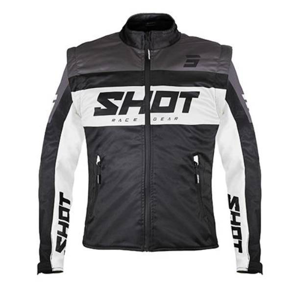 Cross Jacke SHOT Softshell Lite 3.0 Black White