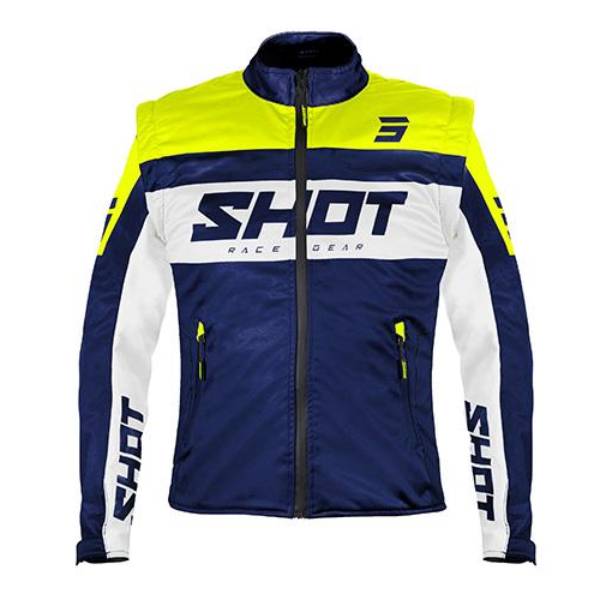 Cross Jacke SHOT Softshell Lite 3.0 Navy Neon Yellow Cross Jacke SHOT Softshell Lite 3.0 Navy Neon Yellow