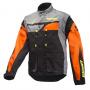 Cross Jacke Kenny Track Veste Orange Grey