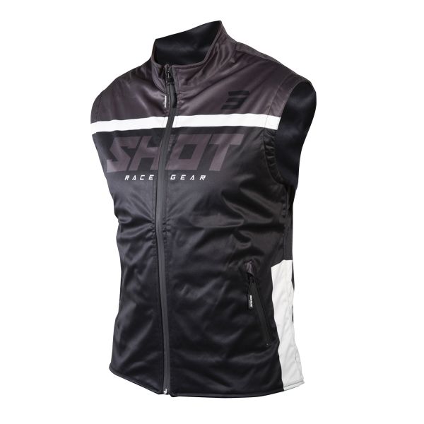 Cross Jacke SHOT Bodywarmer Lite 2.0 Black White