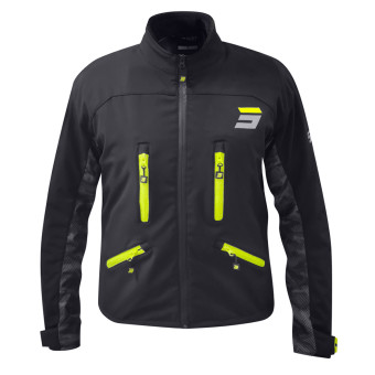 Cross Jacke SHOT Climatic Jacket Black Neon Yellow