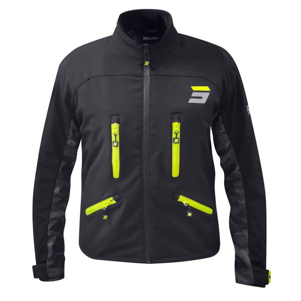 Cross Jacke SHOT Climatic Jacket Black Neon Yellow