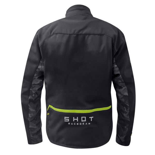 SHOT Climatic Jacket Black Neon Yellow