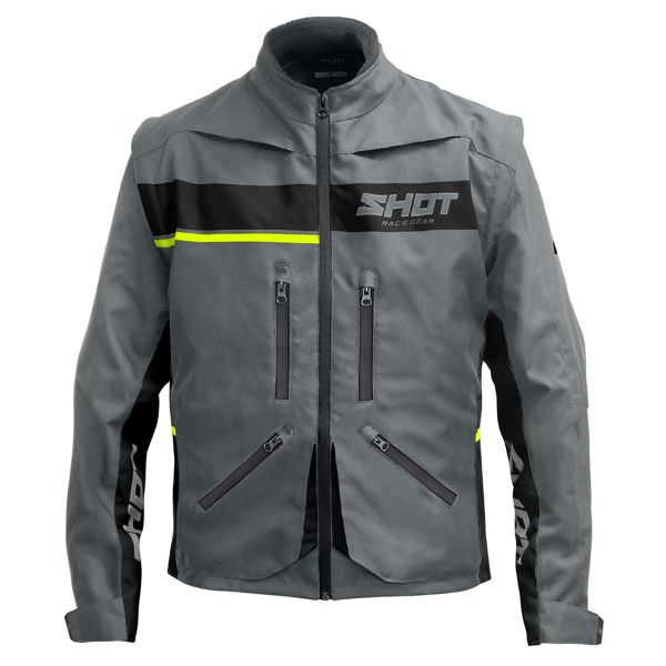 Cross Jacke SHOT Contact Assault 2.0 Grey Neon Yellow Cross Jacke SHOT Contact Assault 2.0 Grey Neon Yellow