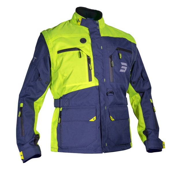 Cross Jacke SHOT Racetech Navy Neon Yellow