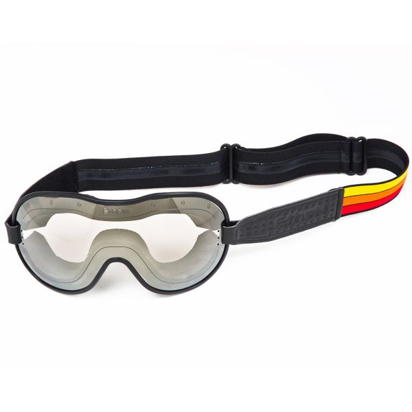 Motorrad-Sichtschutzmasken Ethen Cafe Racer Rot Gelb Orange Brille