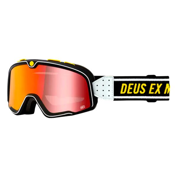 Motorrad-Sichtschutzmasken 100% Barstow Deus - Iridium Red Visor