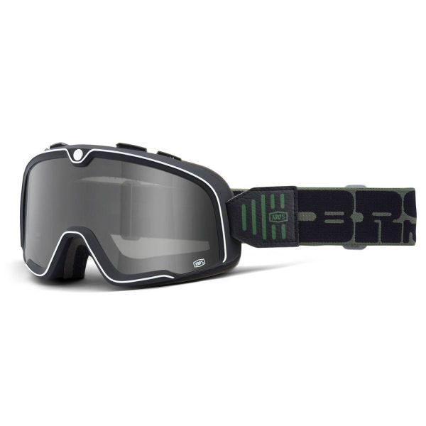 Motorrad-Sichtschutzmasken 100% Barstow Kalmus - Smoked Visor