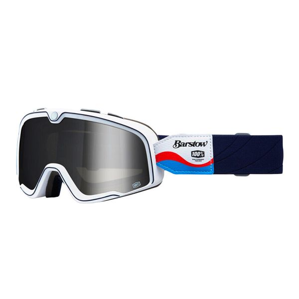 Motorrad-Sichtschutzmasken 100% Barstow Lucien Iridium Silver Motorrad-Sichtschutzmasken 100% Barstow Lucien Iridium Silver