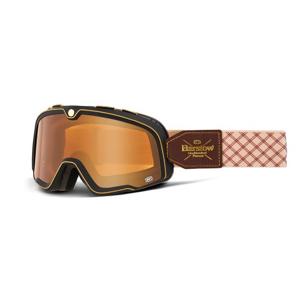 Motorrad-Sichtschutzmasken 100% Barstow Solace Amber Motorrad-Sichtschutzmasken 100% Barstow Solace Amber