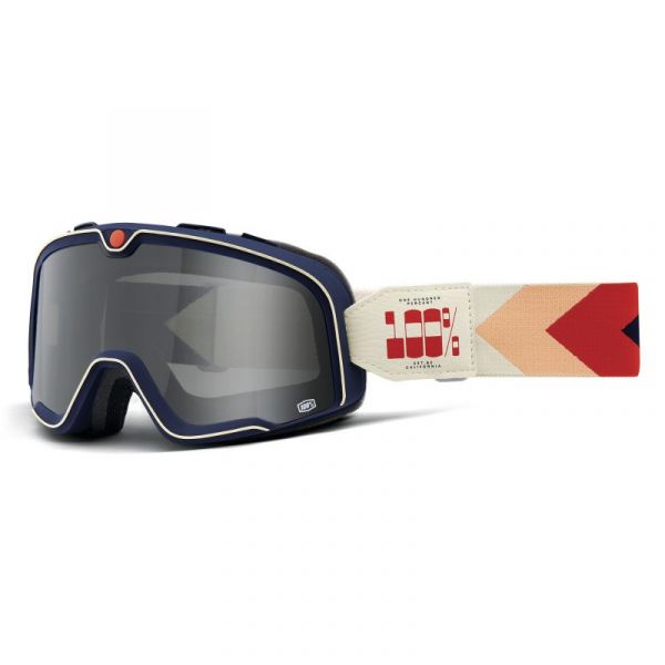 Motorrad-Sichtschutzmasken 100% Barstow Teluride - Smoke Visor