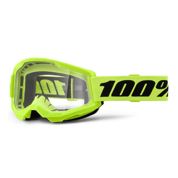 Crossbrille 100% Strata 2 Kid Neon Yellow Crossbrille 100% Strata 2 Kid Neon Yellow