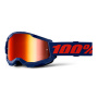 Crossbrille 100% Strata 2 Navy - Iridium Red