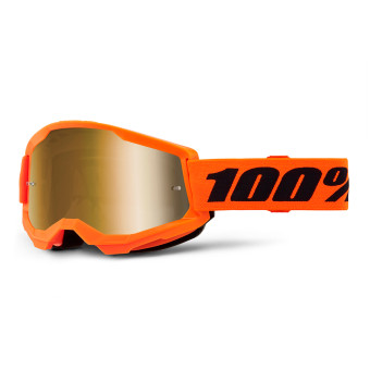 Crossbrille 100% Strata 2 Orange Neon - Iridium Gold Crossbrille 100% Strata 2 Orange Neon - Iridium Gold