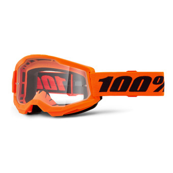Crossbrille 100% Strata 2 Orange Neon Crossbrille 100% Strata 2 Orange Neon