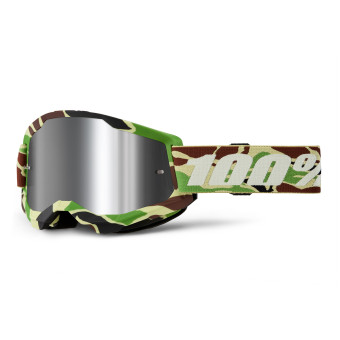 Crossbrille 100% Strata 2 War Camo - Iridium Silver Crossbrille 100% Strata 2 War Camo - Iridium Silver