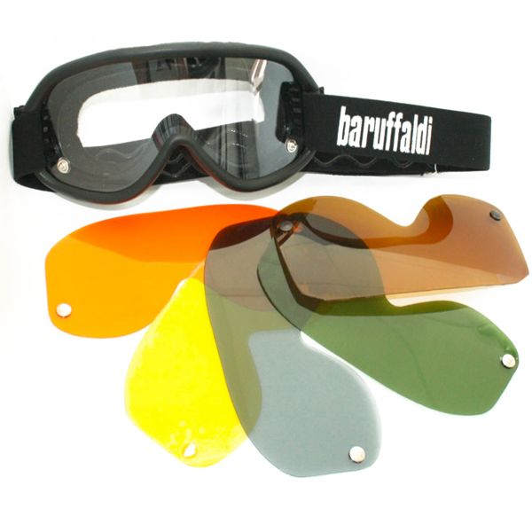 Motorrad-Sichtschutzmasken Baruffaldi Speed 4 Black