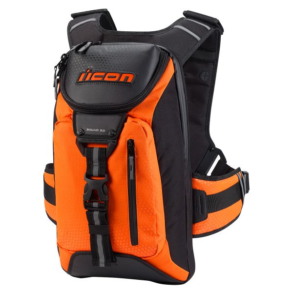 Motorrad-Rucksack ICON Squad 3 Mil-Spec Orange