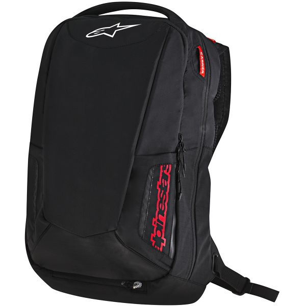 Motorrad-Rucksack Alpinestars City Hunter Backpack Black Red