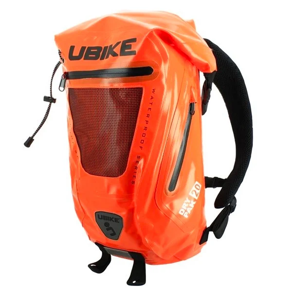Motorrad-Rucksack UBIKE Easy Pack + 20L Orange Full Motorrad-Rucksack UBIKE Easy Pack + 20L Orange Full
