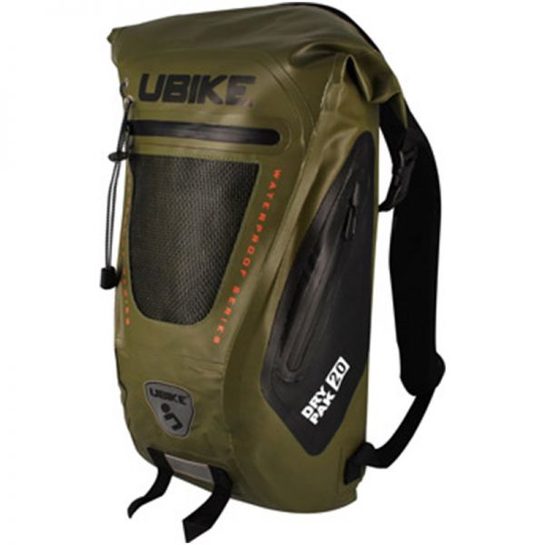 Motorrad-Rucksack UBIKE Easy Pack + 20L Khaki Motorrad-Rucksack UBIKE Easy Pack + 20L Khaki