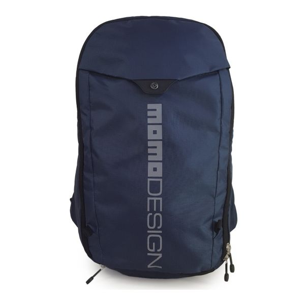 Motorrad-Rucksack Momo Design One Blue Silver