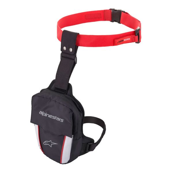 Motorrad-Rucksack Alpinestars Access Thigh Bag Black Red White Motorrad-Rucksack Alpinestars Access Thigh Bag Black Red White