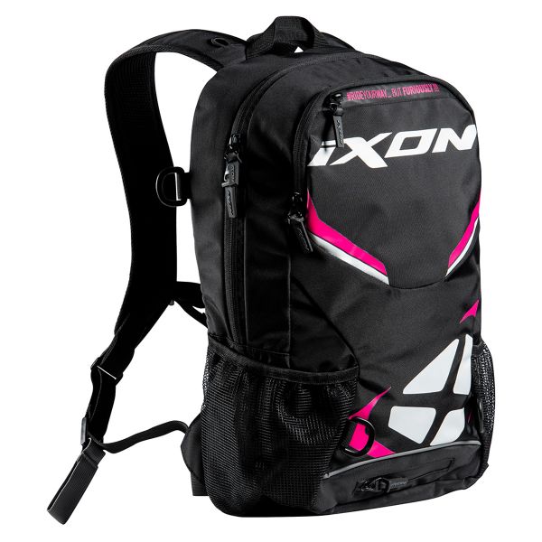Motorrad-Rucksack Ixon R-Tension 23 Black White Fuchsia Motorrad-Rucksack Ixon R-Tension 23 Black White Fuchsia