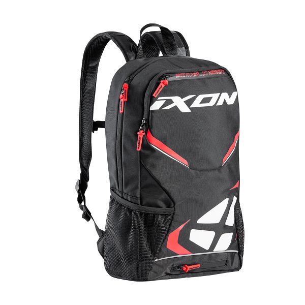 Motorrad-Rucksack Ixon R-Tension 23 Black White Red