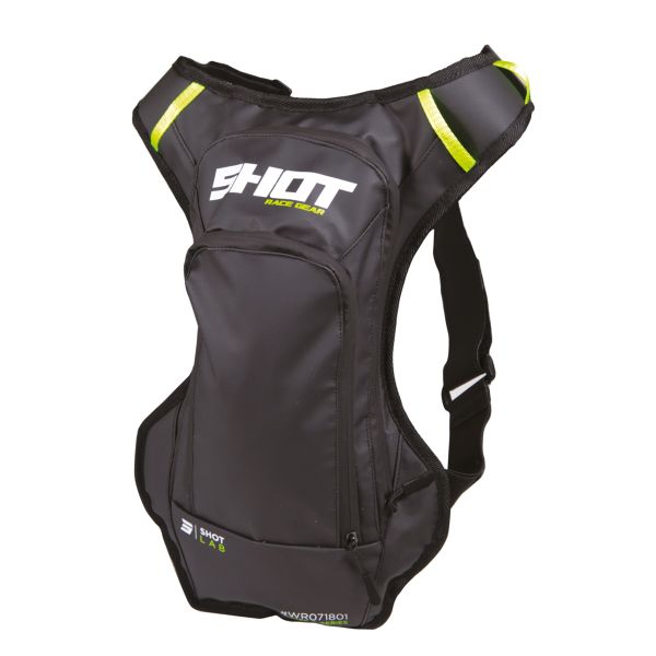 Motorrad-Rucksack SHOT Hydra Rando Tasche Mit Wasserbeutel Climatic Black