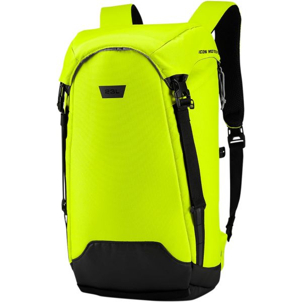 Motorrad-Rucksack ICON Squad 4 Backpack Hi-Viz
