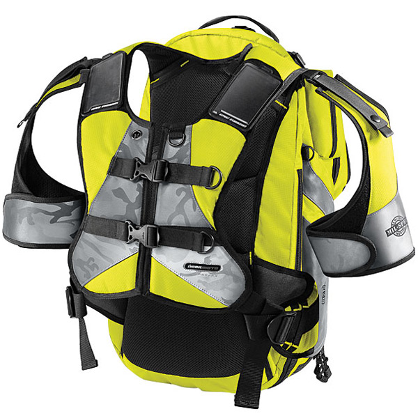 Motorrad-Rucksack ICON Squad II Pack Mil-Spec Yellow