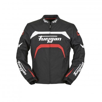Motorradjacke Furygan Arrow Black White Red Motorradjacke Furygan Arrow Black White Red