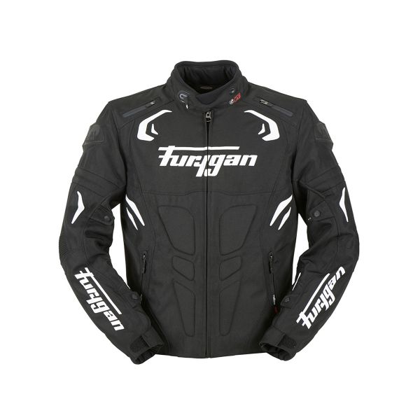 Motorradjacke Furygan Blast Black White