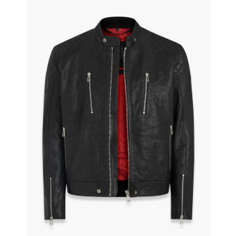 Motorradjacke Belstaff Cheetham Leather Black Motorradjacke Belstaff Cheetham Leather Black