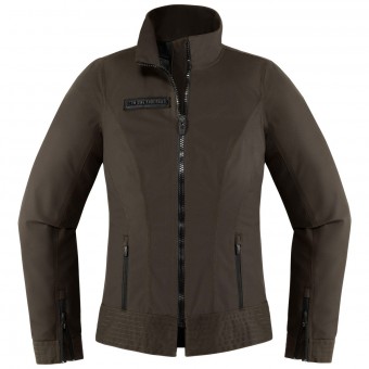 Motorradjacke ICON Fairlady Espresso
