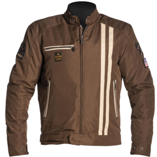 Motorradjacke Helstons Cobra Snake Brown Beige Motorradjacke Helstons Cobra Snake Brown Beige